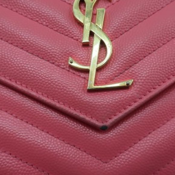 *SOLD*Authentic YSL Hot Pink Quilted Bag - Picture 3 of 8